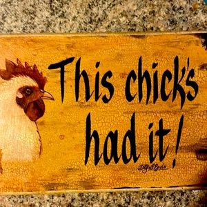 Handcrafted home decor, sign put it anywhere, but I keep it in the kitchen